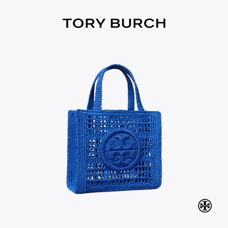 【礼遇】TORY BURCH 汤丽柏琦 ELLA迷你手提编织托特包160477