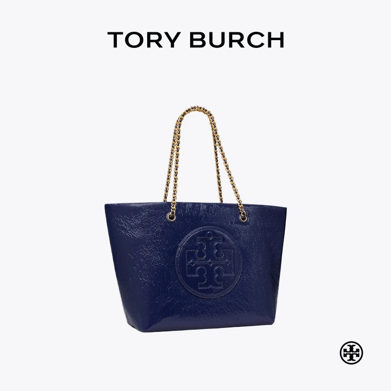 【礼遇】TORY BURCH 汤丽柏琦 ELLA 链条编织托特包 158556