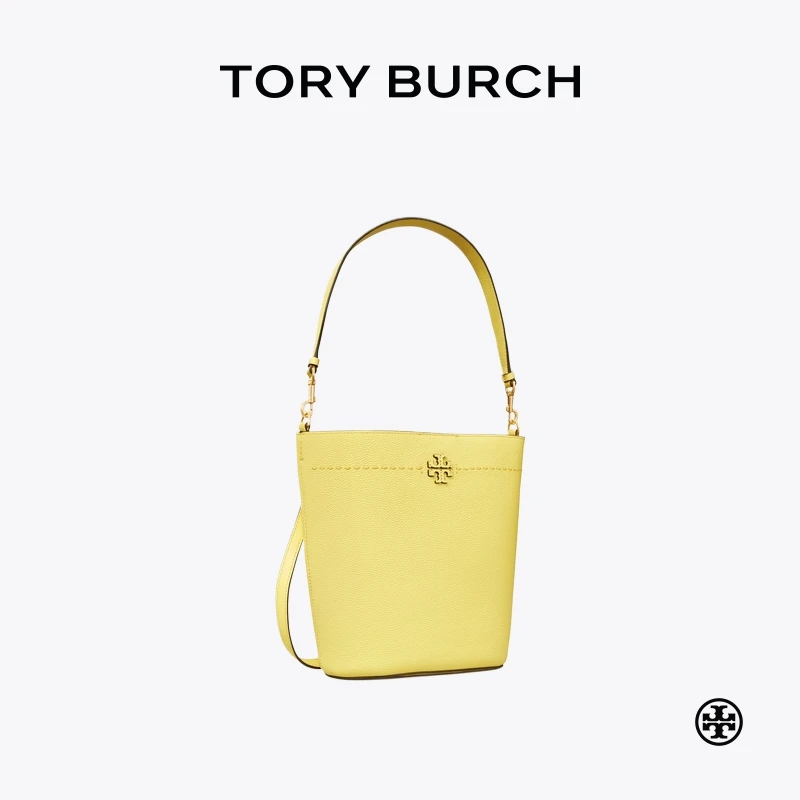 TORY BURCH汤丽柏琦MCGRAW 中号肩背春夏水桶包 143544