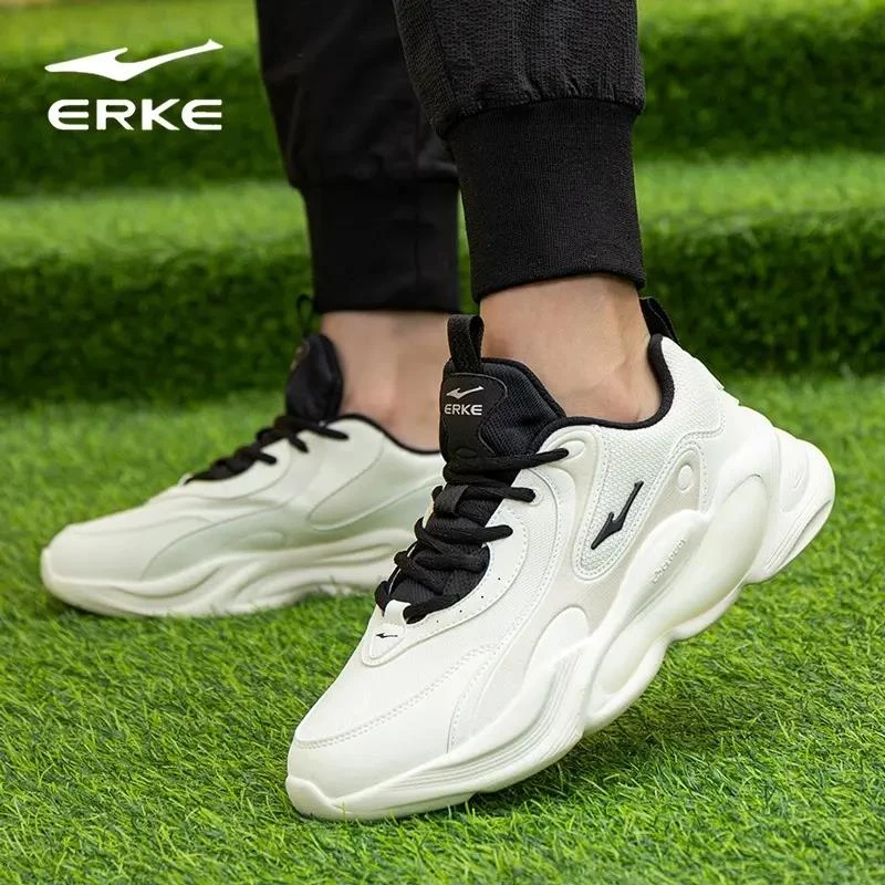 鸿星尔克男鞋秋季男生透气运动鞋百搭旅游鞋子男款网面跑步鞋潮鞋