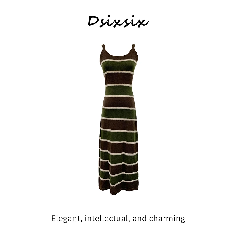 Yeah Me-【雾都记忆】原创设计时尚收腰显瘦连衣裙-B9603Q