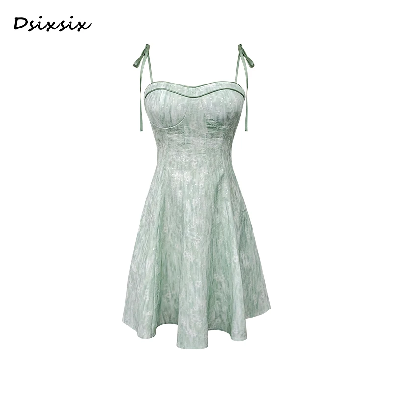 Yeah Me-【氧气香草】原创设计时尚显瘦收腰连衣裙-B6151K