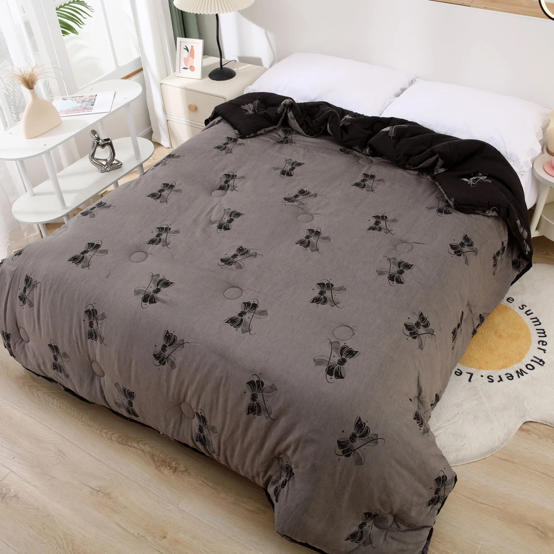 【蝴蝶结-加大被】传统中国风中古风简约高端高精密秋冬季被