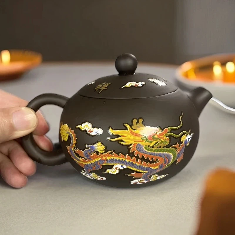 手工深井老紫泥短嘴西施风云变色E1