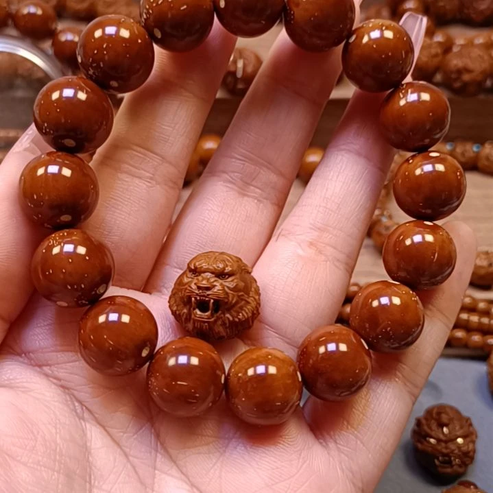 【闪购商品】紫金鼠手串琦**爸14mm光珠紫金鼠手串
