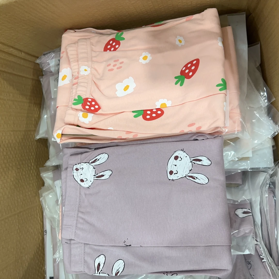 颜色图案不挑！儿童春秋纯棉单条秋裤 到手2条！10143