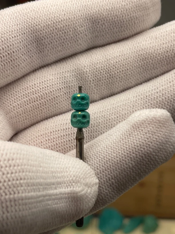 绿松石玉化喜主尺寸5.5✖️5