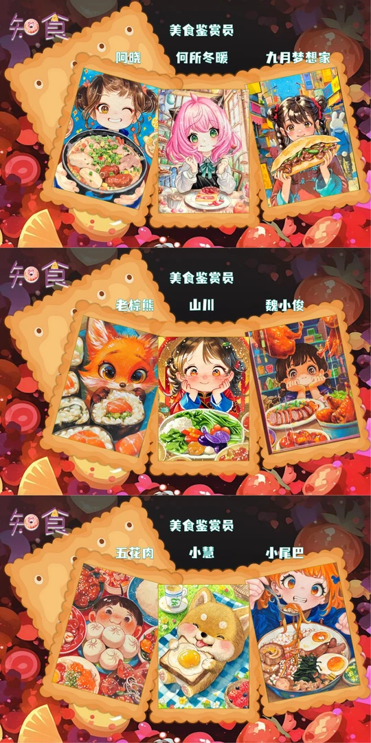 雨雨【手绘】艺方《知食》系列手绘  盲盒  默认代拆