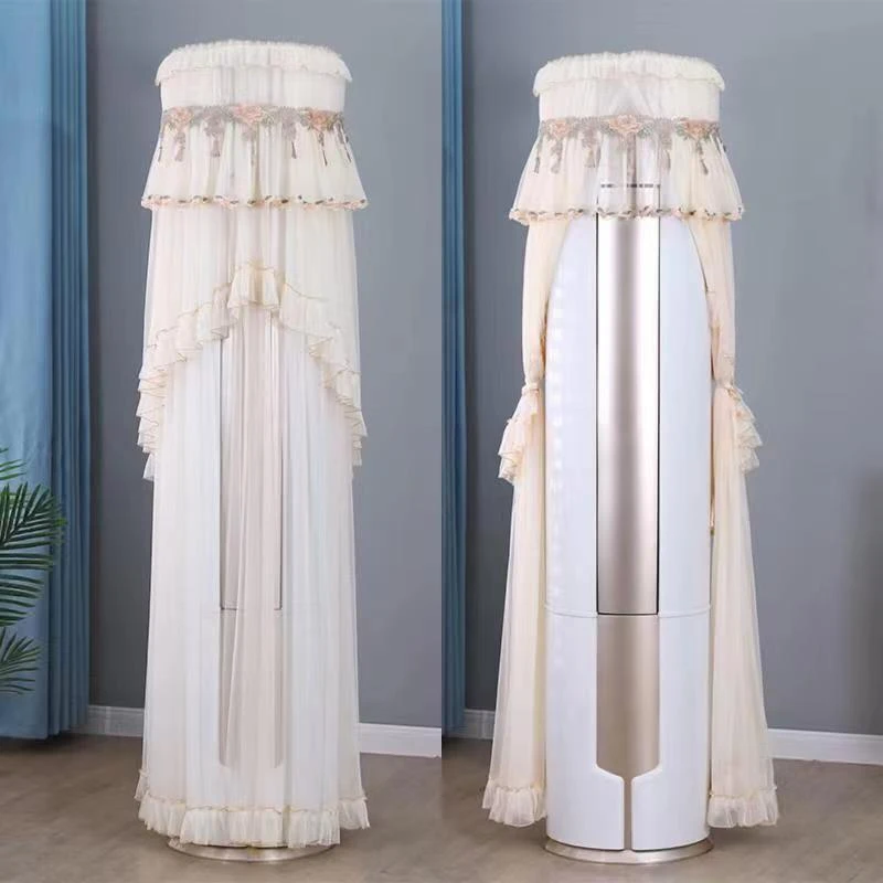 空调防尘罩圆形空调罩格力美的立式空调盖罩开机不取防直吹空调罩