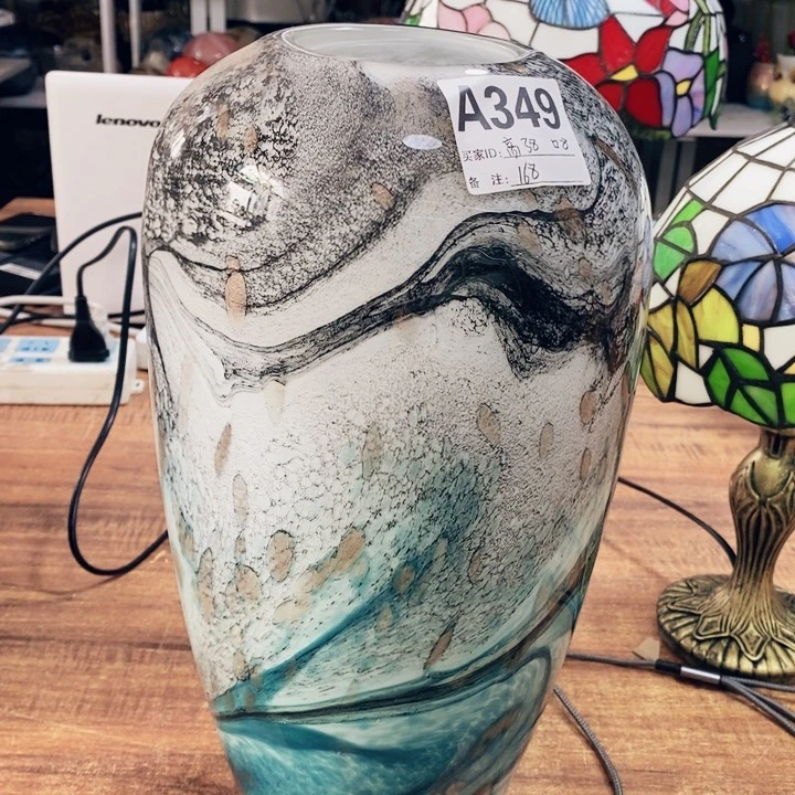 花瓶高38厘米口8厘米