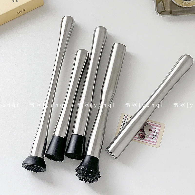 韵器ins不锈钢碎冰锤柠檬锤压汁棒暴打手打捣汁压碎雪克杯捣冰棒