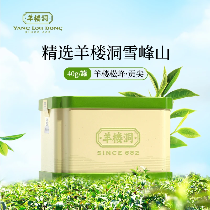 羊楼洞新茶上市2025年松峰贡尖40g 绿茶嫩芽春茶  雪峰山特级毛尖