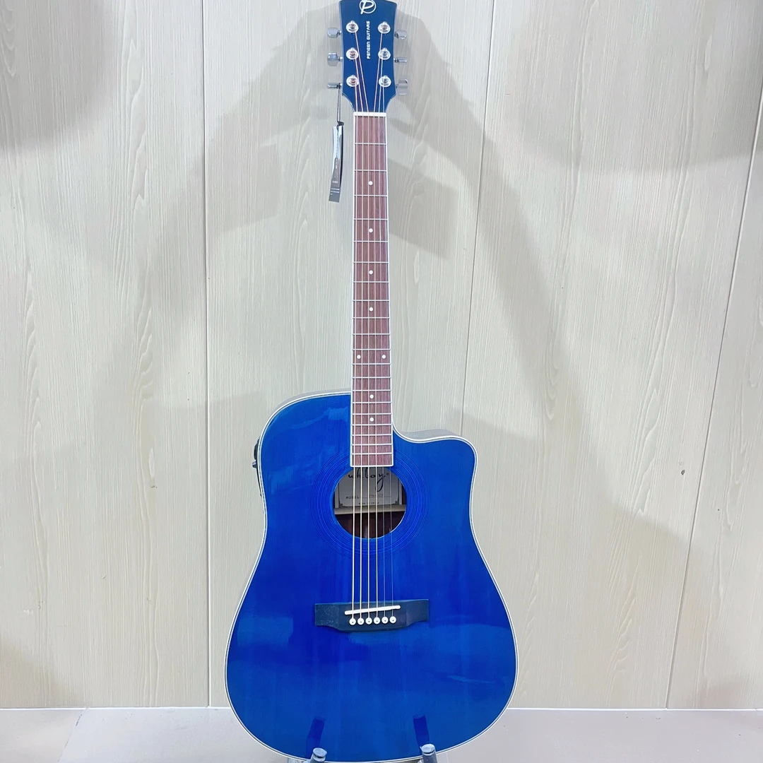 41寸电箱款民谣木吉他演奏级入门级初学者新手小白无疼乐器