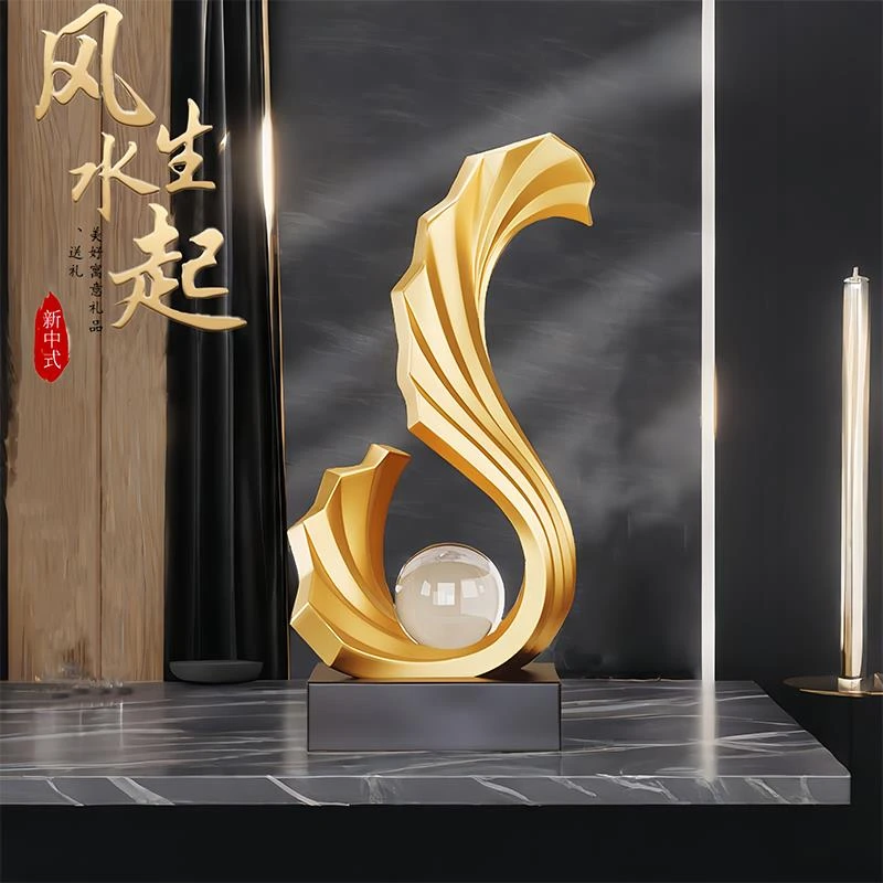 酒柜装饰品高端客厅家用展示柜工艺品摆件轻奢高档办公室现代简约