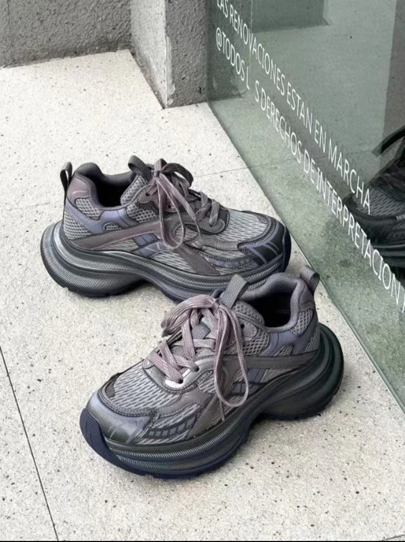 淡彩【梦想老爹】弹力运动老爹鞋