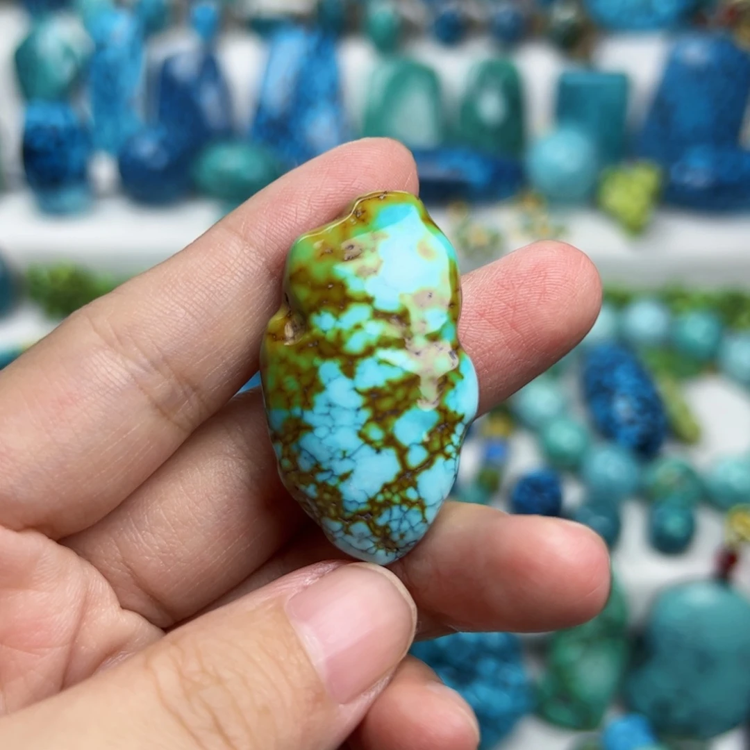 绿松石珠宝奇石未镶嵌