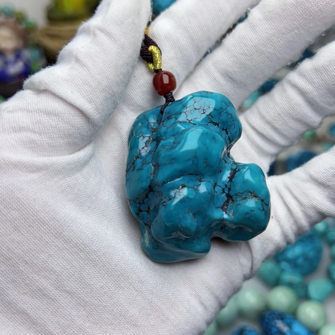 绿松石珠宝奇石未镶嵌