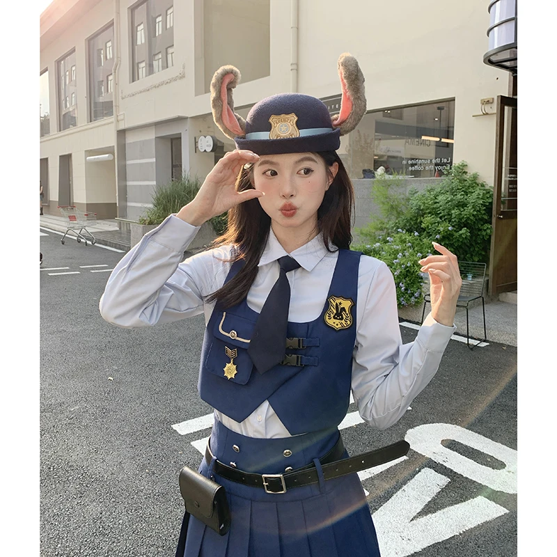 东京岁时记jk春秋季学院风JK朱迪套装百搭长袖衬衫马甲半身裙女生