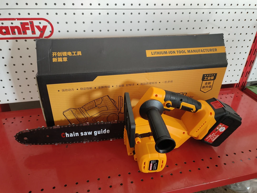 麦德林12寸锂电池电锯15节电池高速伐树锯树