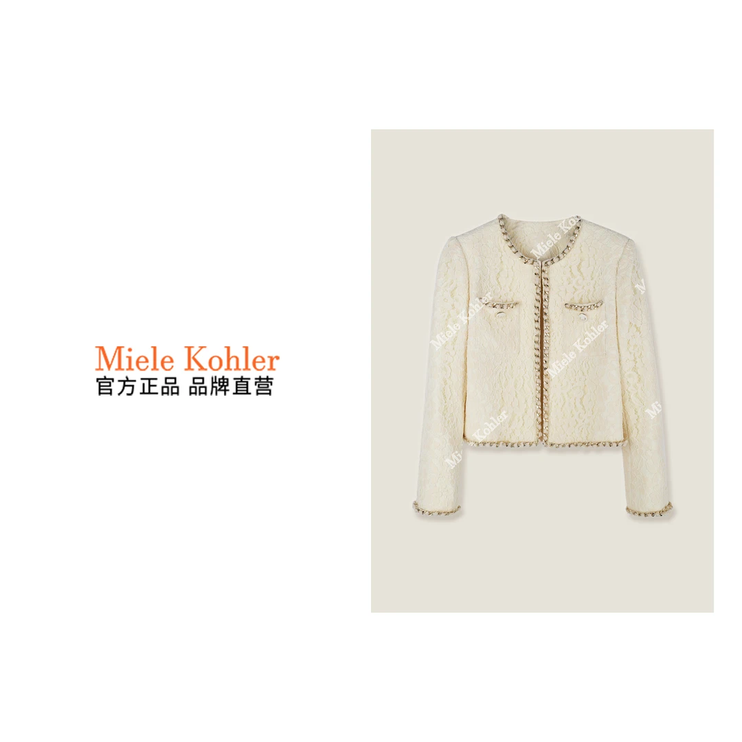 MieleKohler【法香马提尼】新款设计感小香风气质百搭外套MKOKQ8089