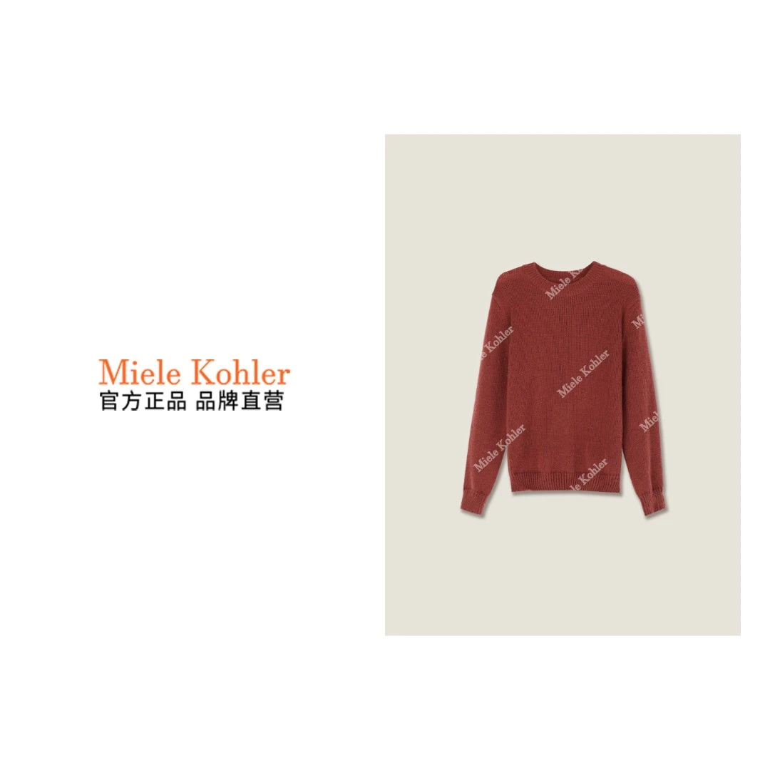 新款时尚休闲通勤圆领女士上衣MKOJB2099【澳门小源同款】