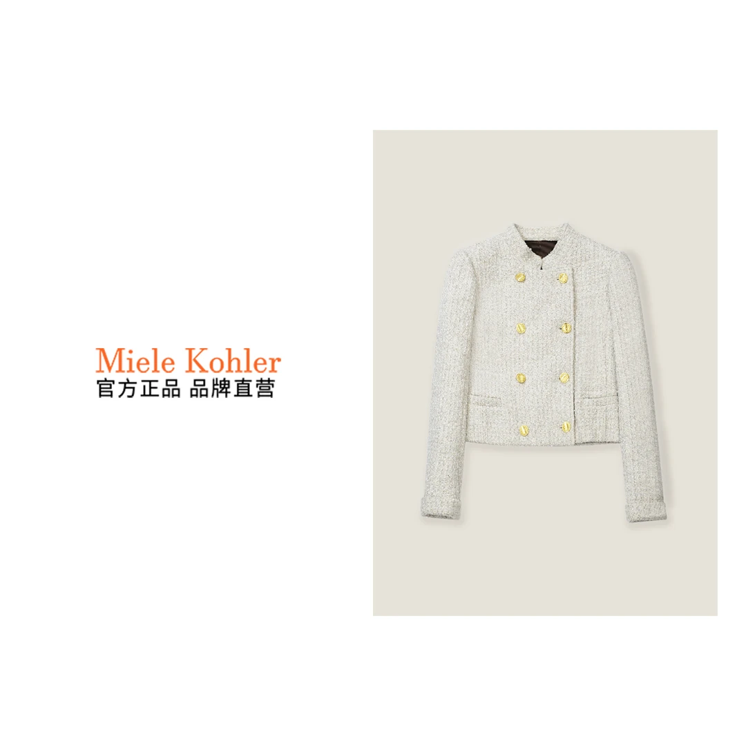 新款时尚气质小香风女上衣轻暖感外套MKOMB59081【澳门小源同款】