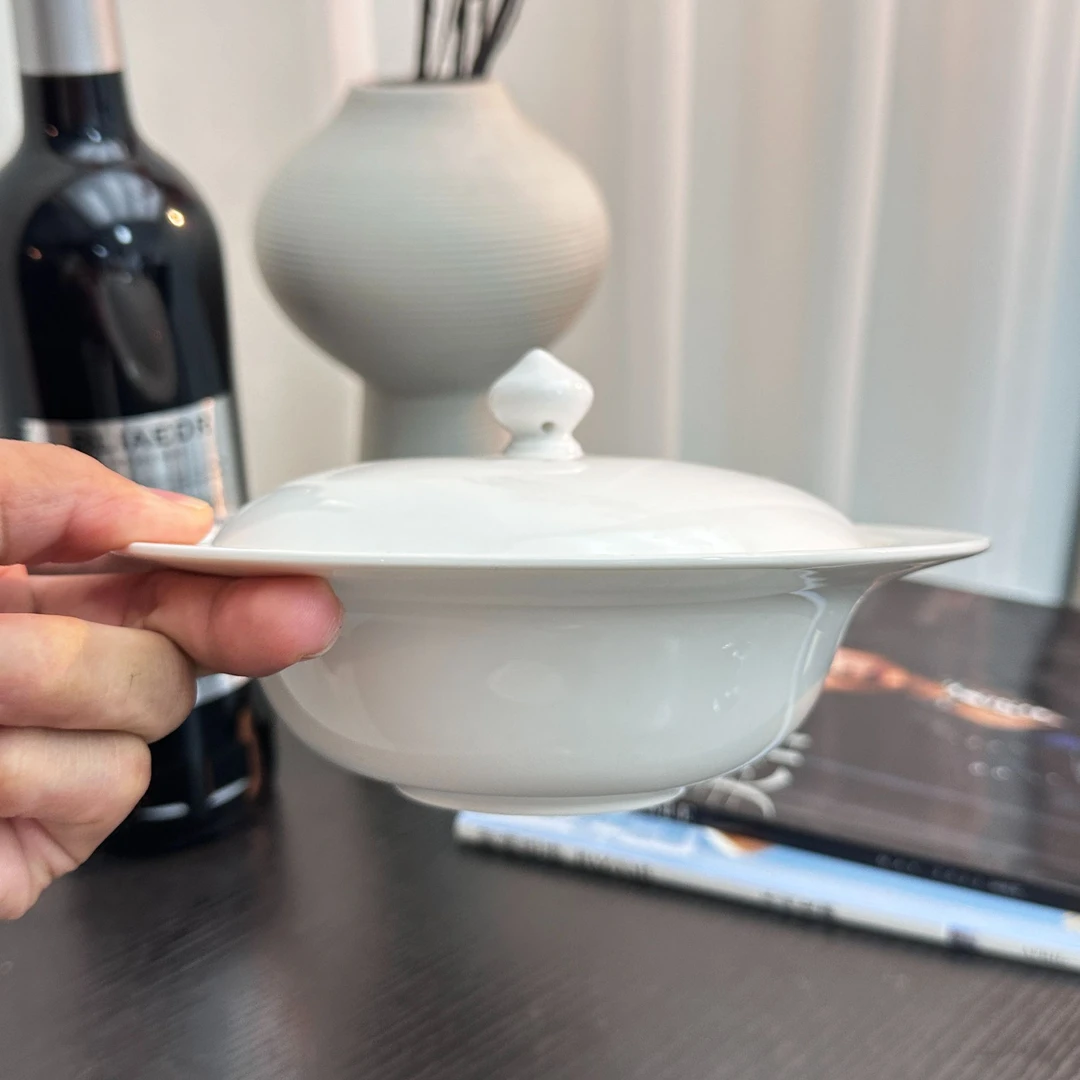 7.5寸简约盖碗陶瓷