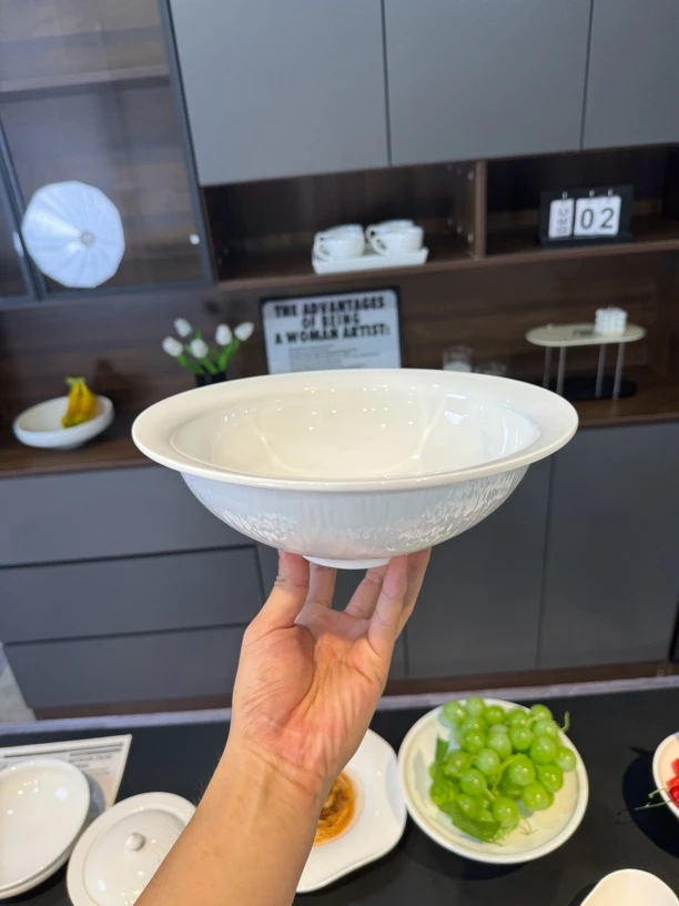 颜值巨高的草帽汤碗（10寸开泰圆碗