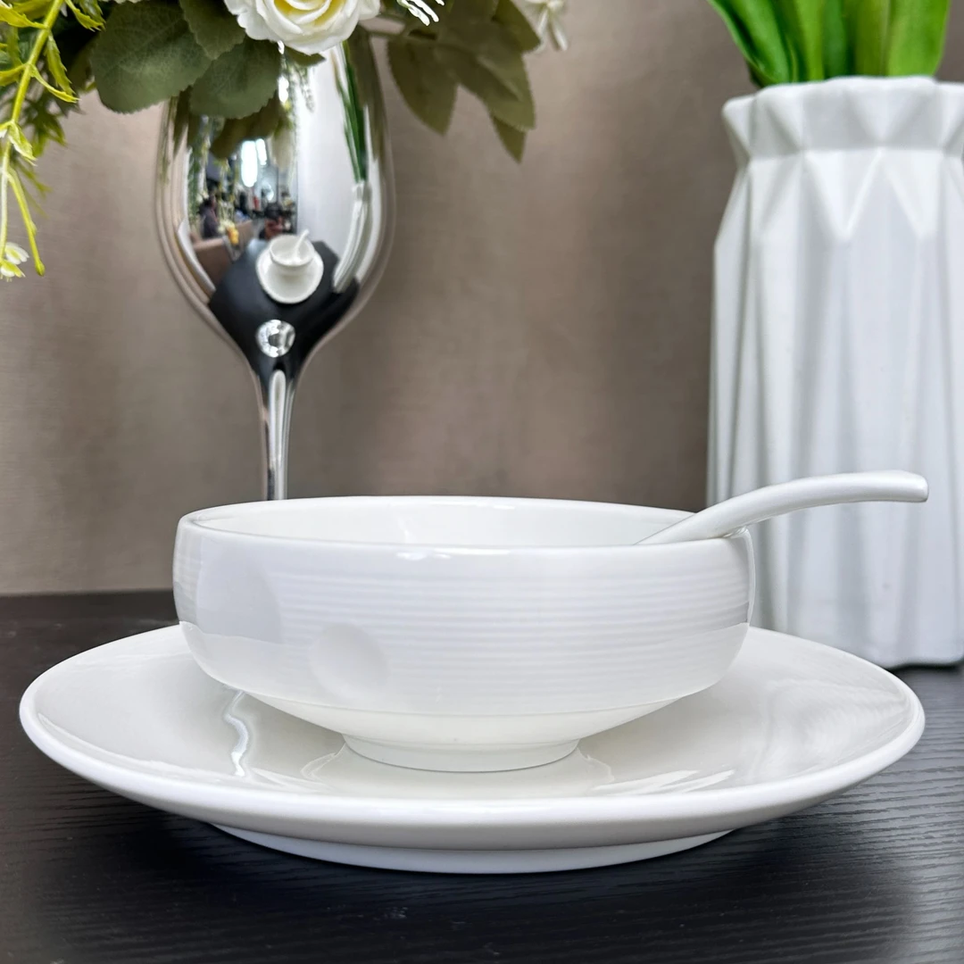 星辰系列三件套白瓷