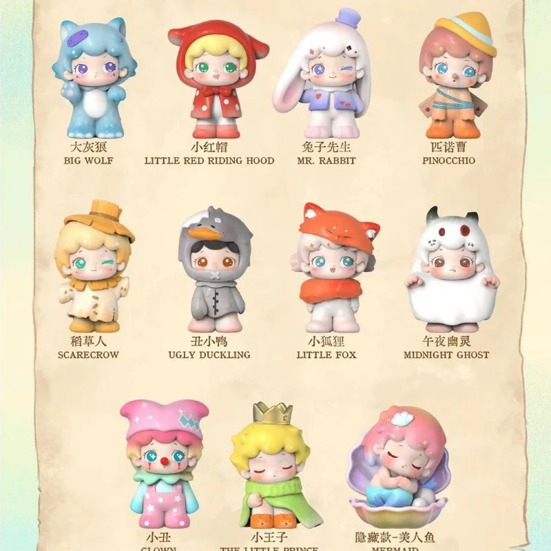 【拆盒】点点童话镇系列盲盒创意卡通潮玩公仔潮玩公仔女生礼物