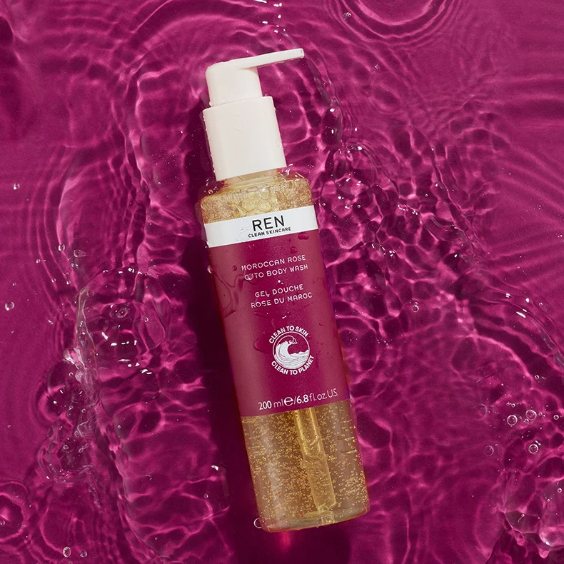 【摩洛哥沐浴露】REN芢摩洛哥奥图玫瑰沐浴露200ML效期至25年9月