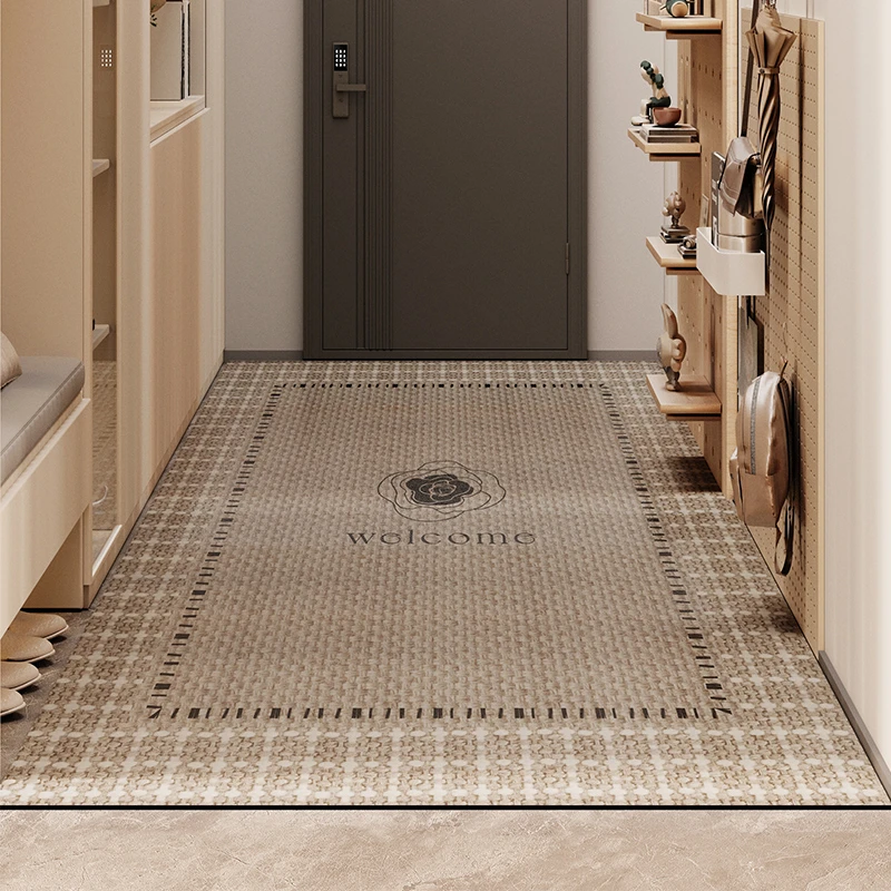 高级感入户门地垫可擦免洗家用玄关脚垫大门口进门防滑地毯可定制