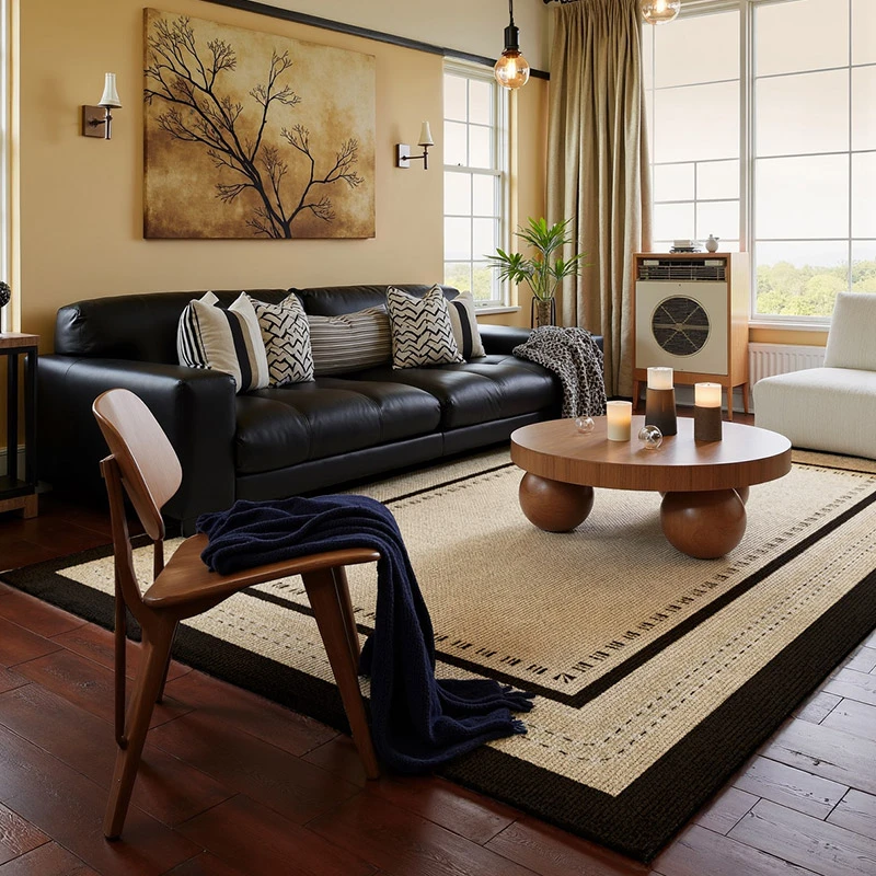 防水抗污轻奢客厅地毯满铺2025新款免打理沙发茶几地垫耐脏床边毯