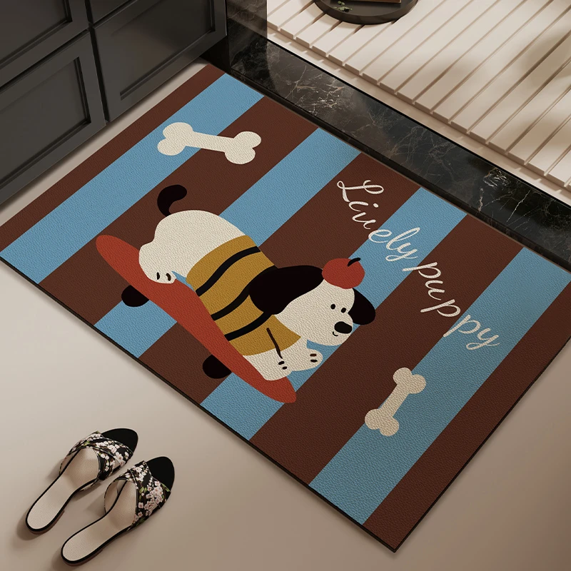 朴尚家居浴室地垫吸水防滑速干加厚门垫卫生间厕所门口耐脏踩脚垫