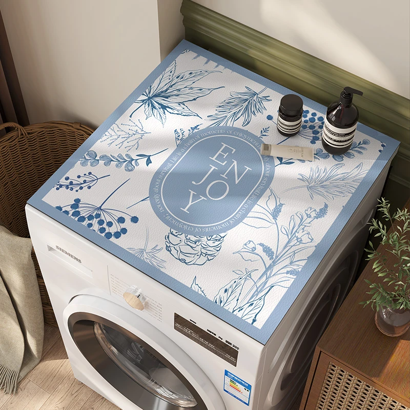 滚筒洗衣机垫布吸水防晒冰箱微波炉防尘盖布巾床头柜防脏保护垫子