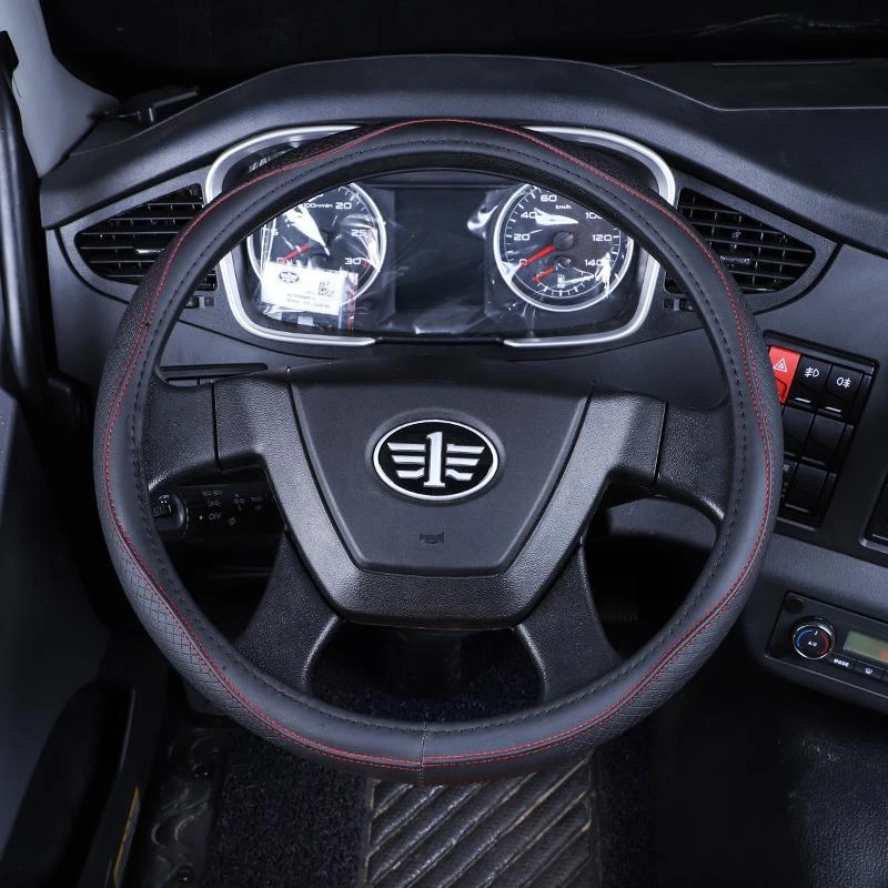 重工三一英杰版500真皮把套三一专用方向盘套英杰版大货车汽车