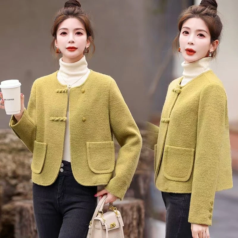 S15-名媛小香风外套女短款2024春秋冬新款流行独特超好看上衣