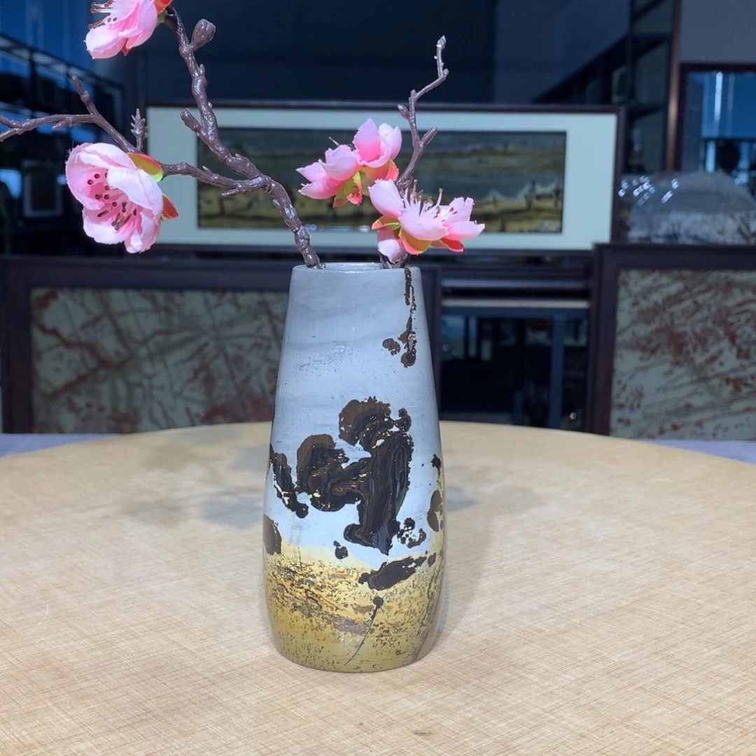 香樟木，广西国画石摆件