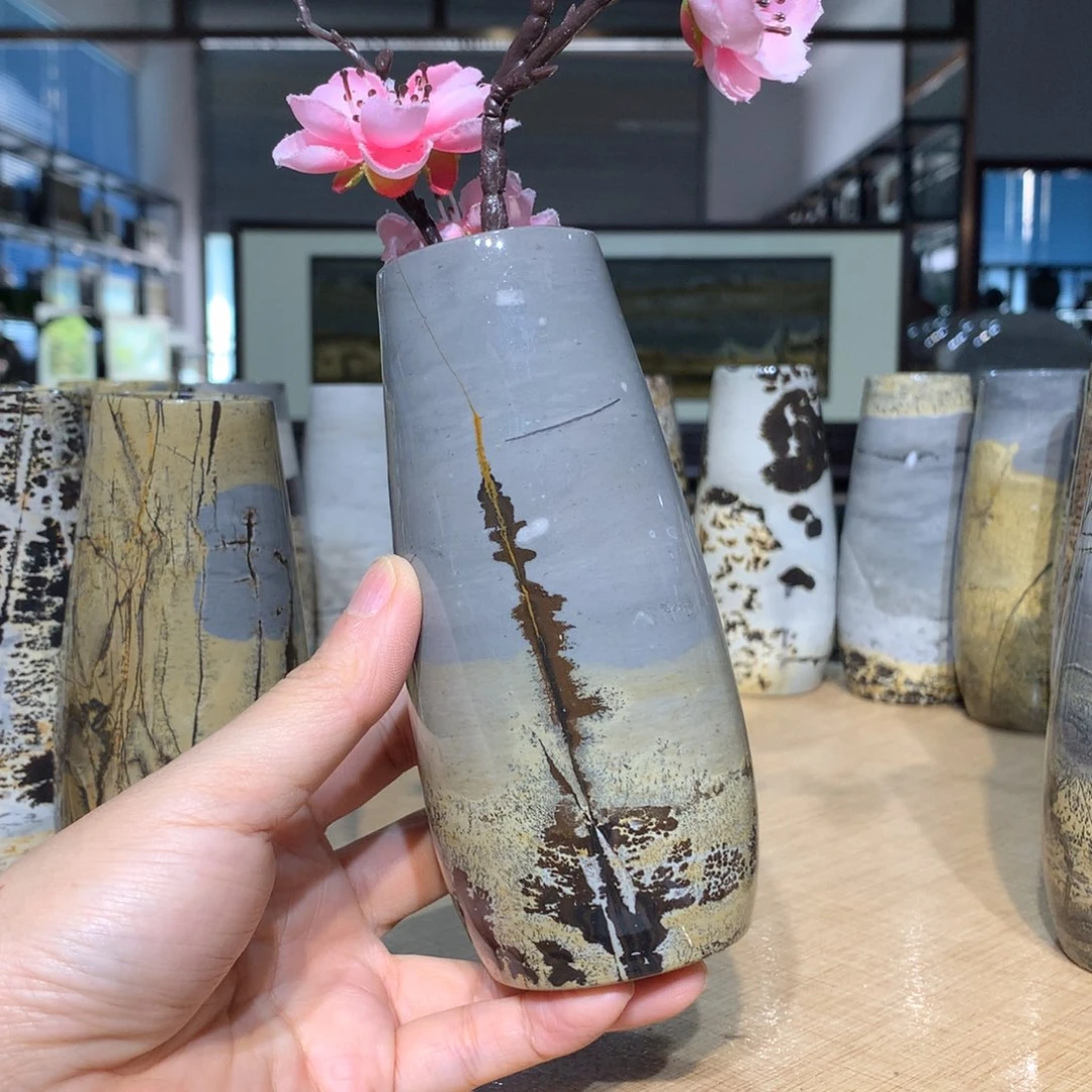 香樟木，广西国画石，花瓶