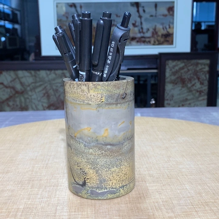 香樟木，广西国画石摆件