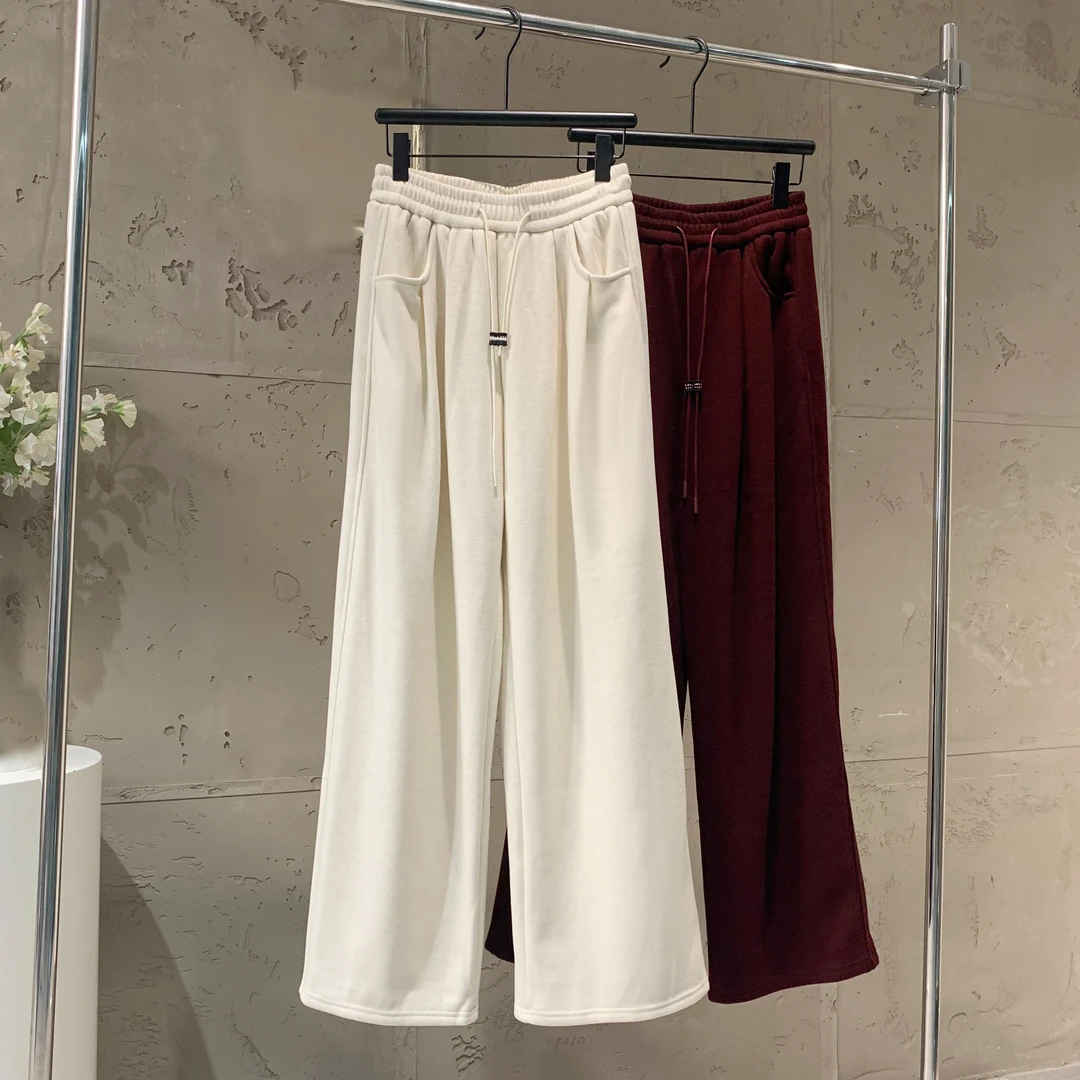 DEZI宝藏衣橱加厚气质休闲简约垂感休闲裤LS18855088