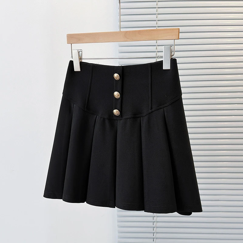 大码女装半身裙休闲气质百搭学院风日常时尚显瘦秋季23135