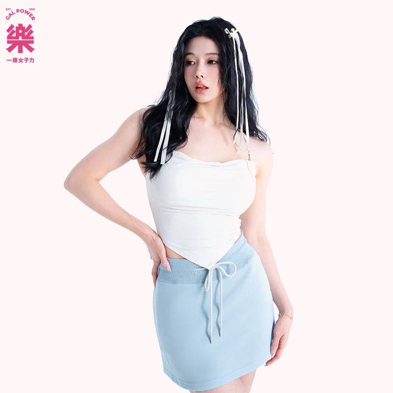 一乐女子力 风铃荡领V2.0工字背心三角腰线瑜伽外穿美背运动吊带
