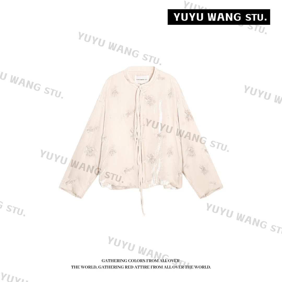 YUYU WANG 【帘香】杏粉色外套 RBZ2FD062