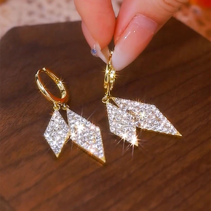 锌合金耳饰 穿搭配饰唯美新中式轻奢时尚耳扣耳环406