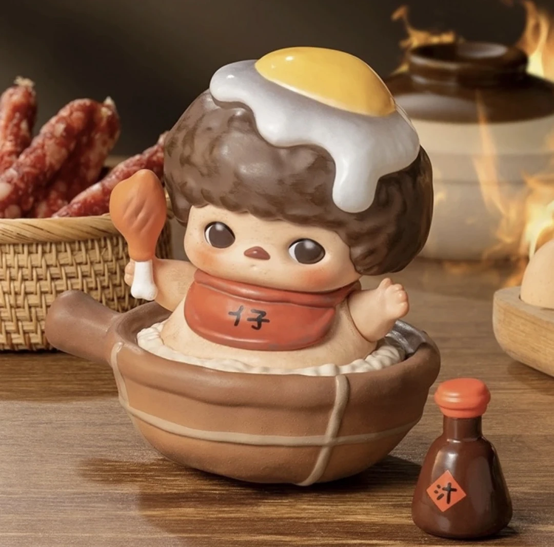 （乐依依-拆盒）精灵美食系列潮玩盲盒手办