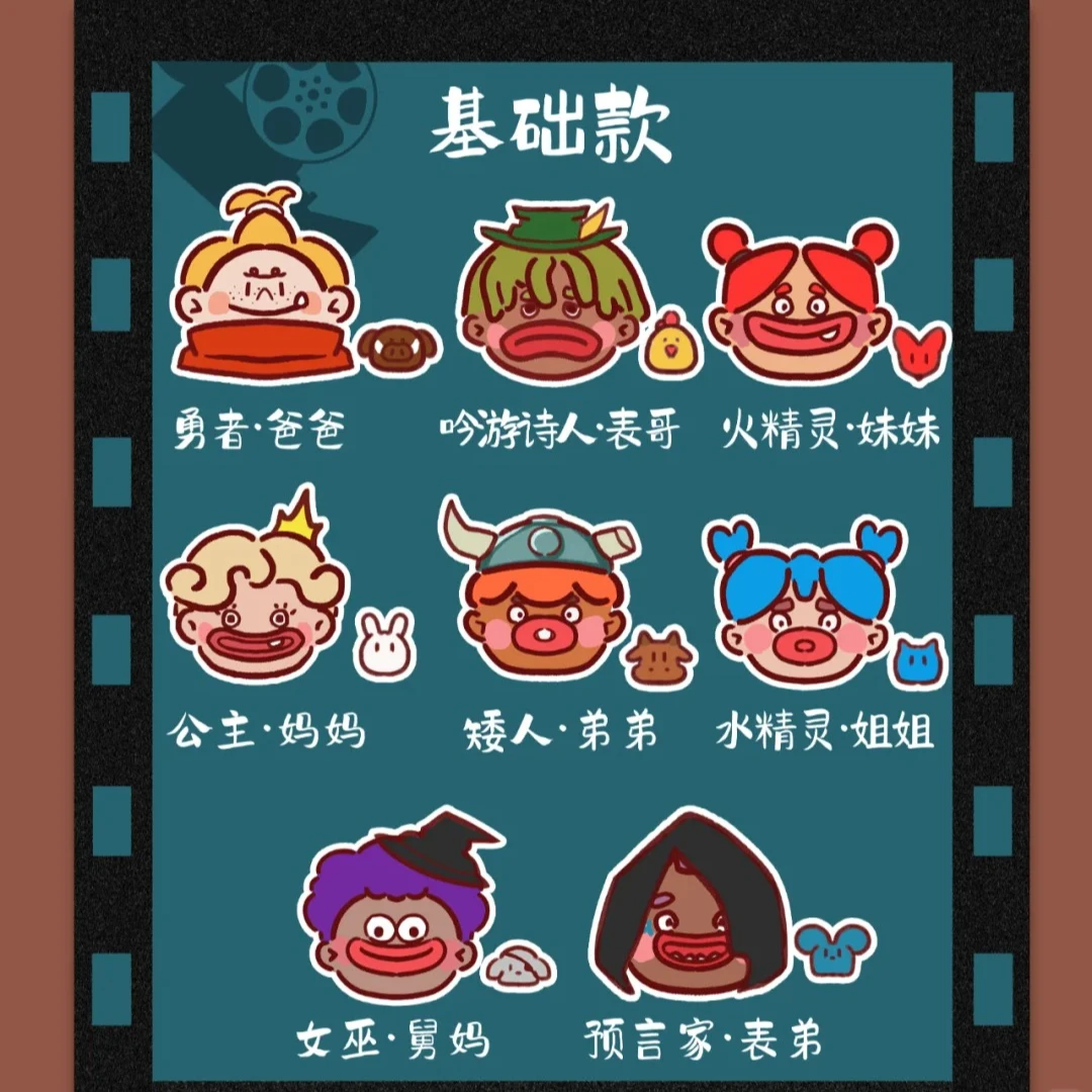 （小坚强-拆盒）丑萌家族2代萌粒盲盒搞怪可爱潮玩
