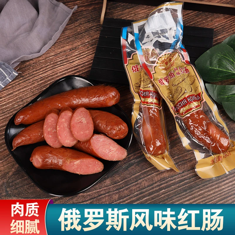 XIONGSANSUI/熊三岁厚格红肠100g*5