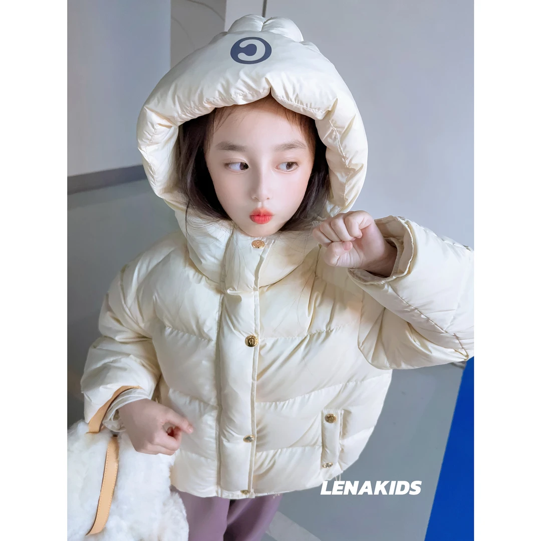 Lenakids【现货】杜邦三防·90白鸭绒·石墨烯女宝羽绒服套装24101603