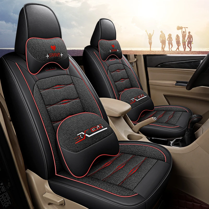 五菱宏光S座套七座专用坐垫套四季通用2+2+3全包围亚麻汽车座椅套